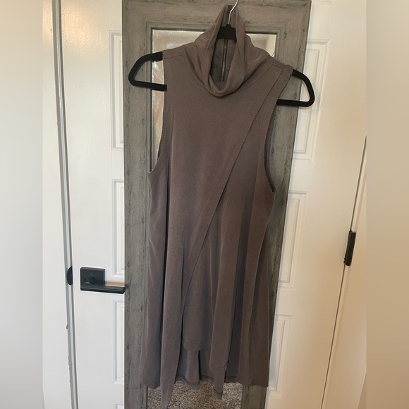 Free People Queen Anne Tank Dress Mink - Picture 5 of 7
